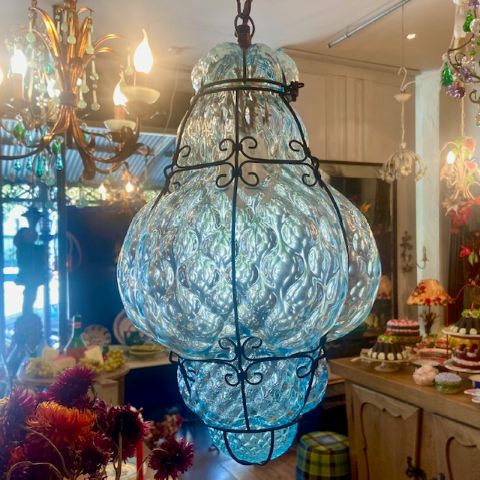 1950's Italian Murano glass light