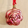 Vintage Glass Xmas Ornaments - Flowers