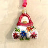 Vintage Glass Xmas Ornaments - Handbag