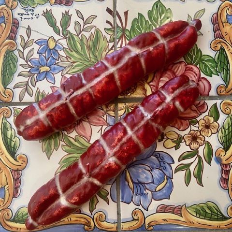 Long Salami Italian food candle - 1 pce